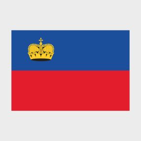 Флаг большой двусторонний Лихтенштейн