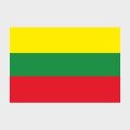 Флаг большой двусторонний Литва