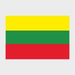 Флаг среднего размера односторонний Литва