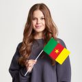 Флаг среднего размера двусторонний, Блэкаут Камерун