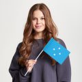 Флаг стандартный односторонний прямая печать Уфа