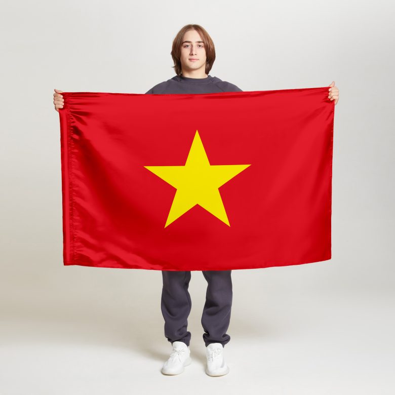 Флаг малый двусторонний Вьетнам