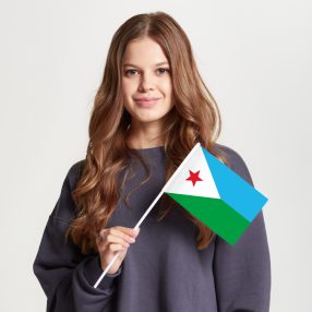 Флаг малый односторонний, Блэкаут Джибути