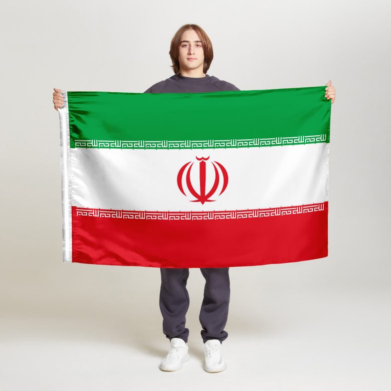 Флаг малый односторонний Иран