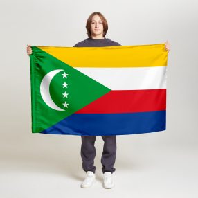 Флаг малый двусторонний Коморские острова