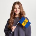 Флаг большой двусторонний с подкладкой Барбадос