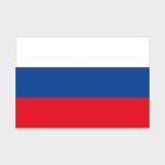 Флаг большой двусторонний, Блэкаут России