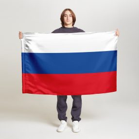 Флаг стандартный двусторонний с подкладкой России
