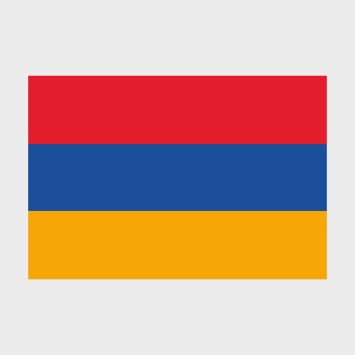 Флаг среднего размера двусторонний Армения