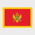 Флаг среднего размера двусторонний, Блэкаут Черногория