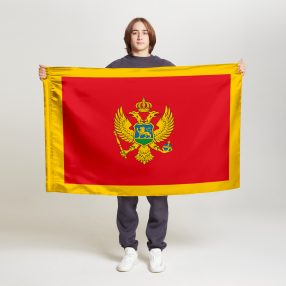 Флаг среднего размера двусторонний, Блэкаут Черногория