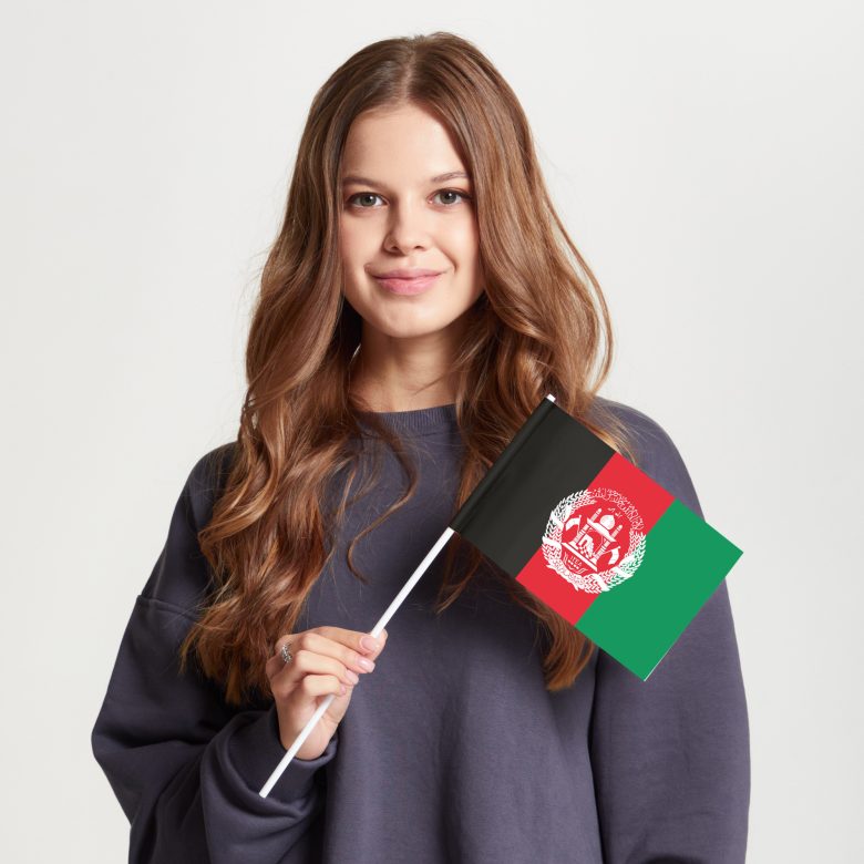 Флаг стандартный двусторонний Афганистан