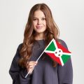Флаг стандартный двусторонний, Блэкаут Бурунди
