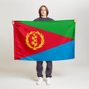 Флаг большой двусторонний с подкладкой Эритрея