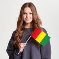 Флаг стандартный односторонний Гвинея