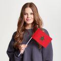 Флаг большой односторонний Марокко