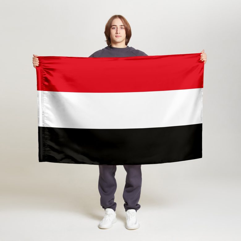 Флаг большой односторонний Йемен