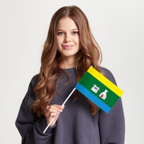 Флаг малый односторонний прямая печать Екатеринбург
