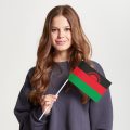 Флаг среднего размера односторонний Малави
