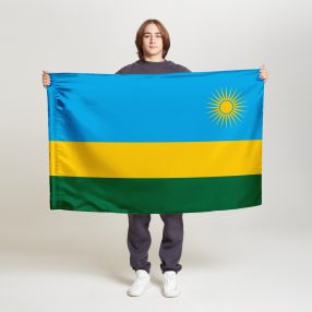 Флаг малый односторонний Руанда