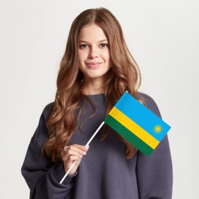 Флаг малый односторонний Руанда