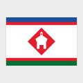 Флаг стандартный односторонний Якутск