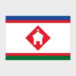 Флаг малый двусторонний Якутск