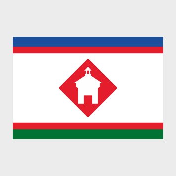 Флаг большой односторонний Якутск