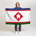 Флаг стандартный односторонний Якутск