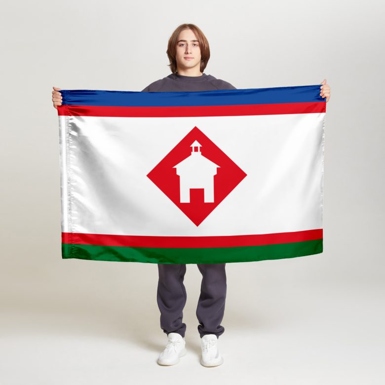 Флаг стандартный односторонний Якутск