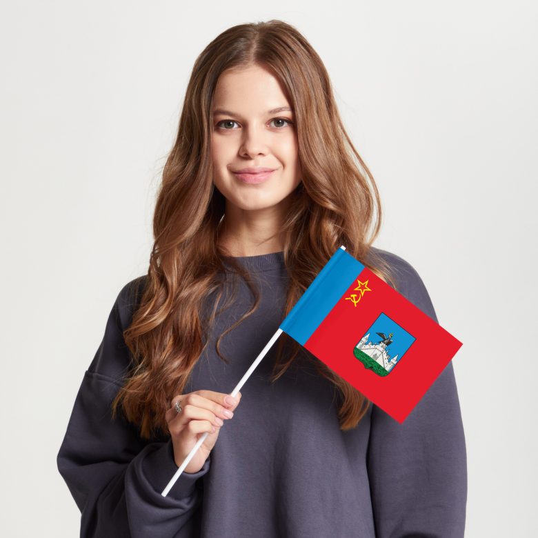 Флаг стандартный двусторонний Орел