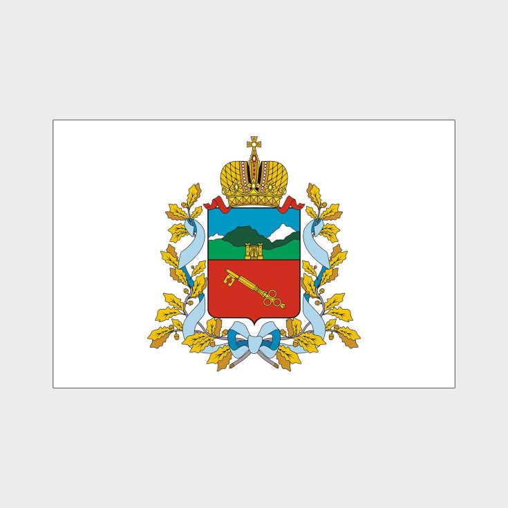 Флаг среднего размера односторонний, Блэкаут Владикавказ