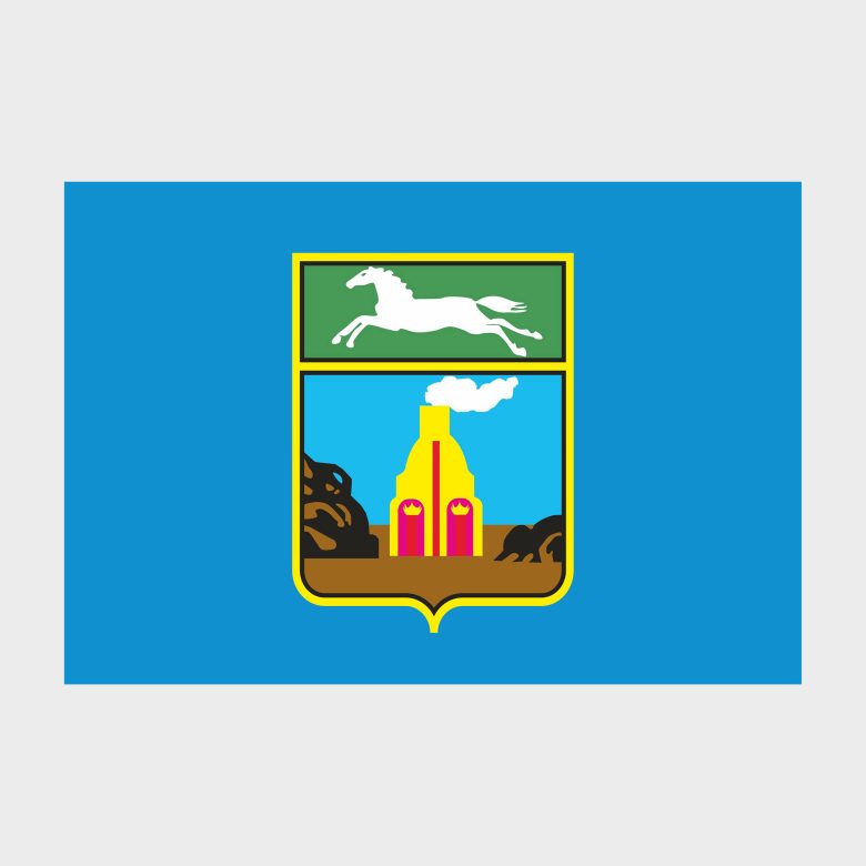 Флаг стандартный двусторонний, Блэкаут Барнаул