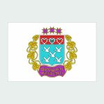 Флаг большой односторонний Чебоксары