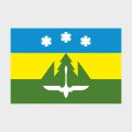 Флаг стандартный двусторонний Ханты-Мансийск
