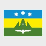 Флаг большой односторонний Ханты-Мансийск