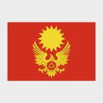Флаг малый двусторонний Магас