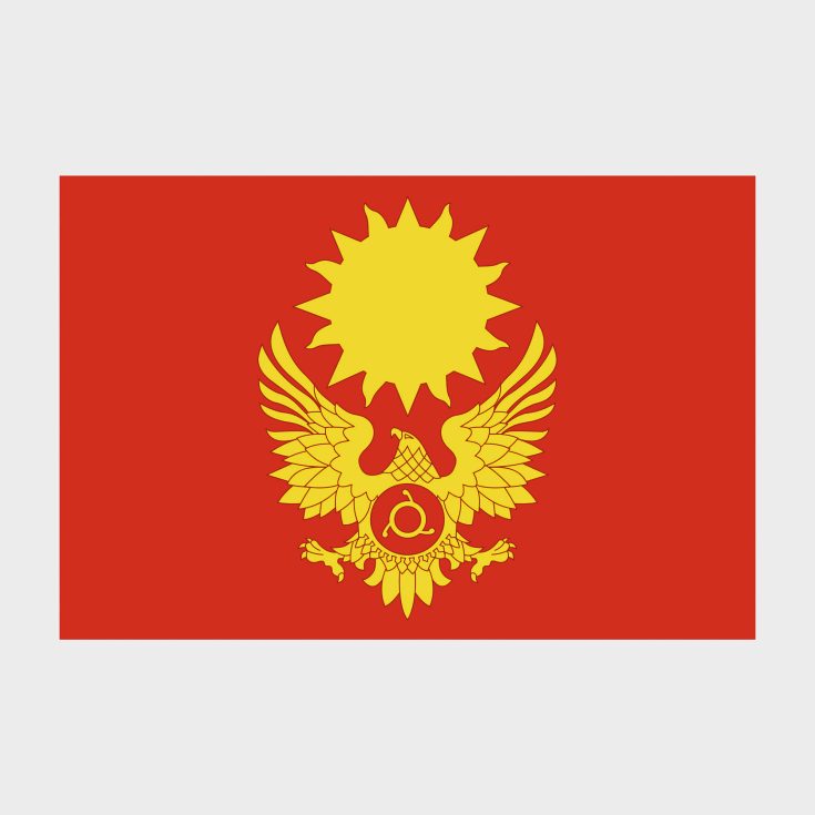 Флаг малый односторонний, Блэкаут Магас