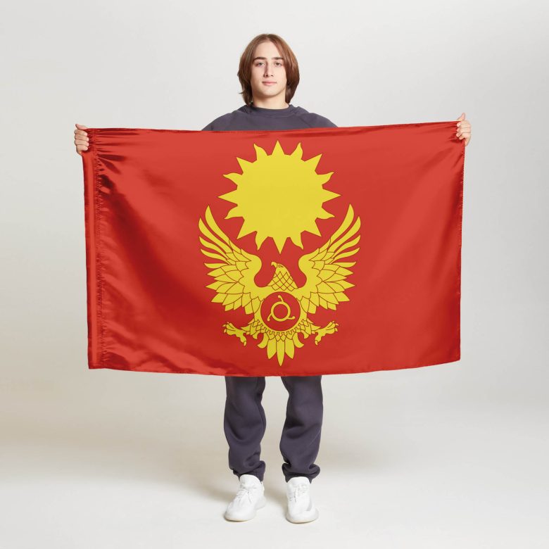 Флаг стандартный односторонний, Блэкаут Магас