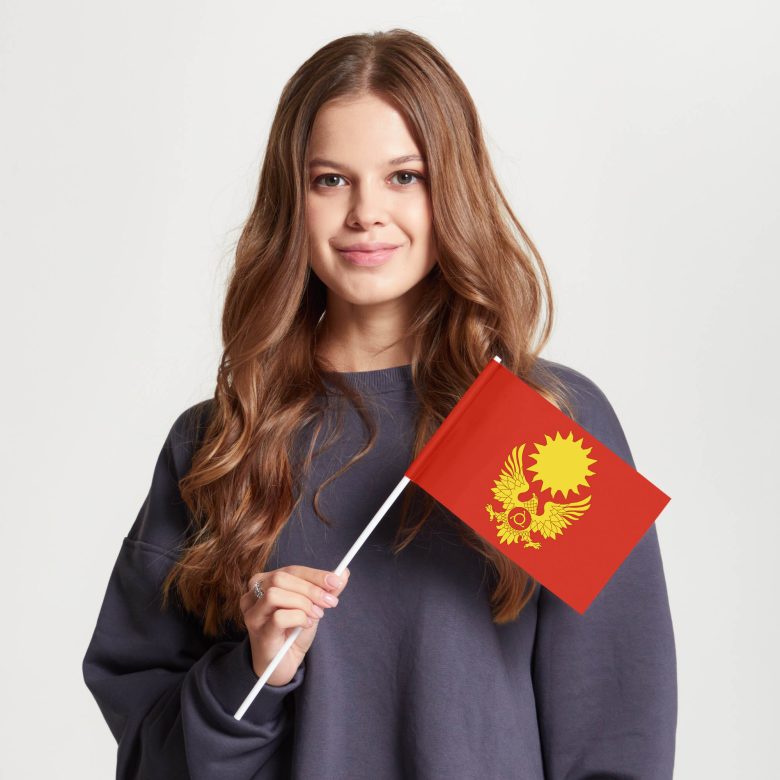Флаг стандартный односторонний, Блэкаут Магас
