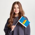 Флаг стандартный двусторонний с подкладкой Анадырь