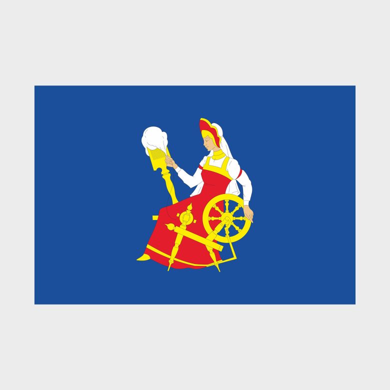 Флаг стандартный односторонний Иваново