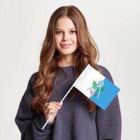 Флаг большой односторонний, Блэкаут Ижевск