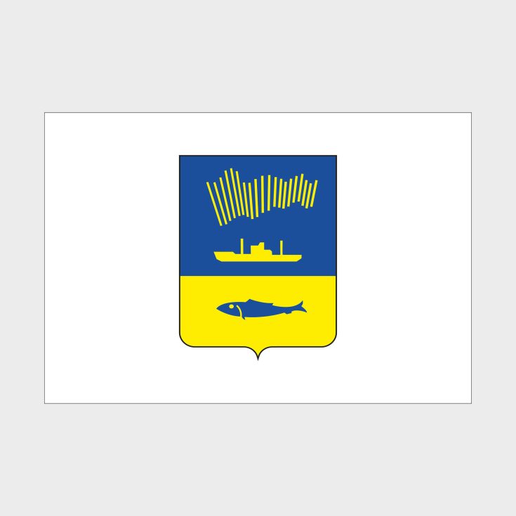 Флаг стандартный односторонний, Блэкаут Мурманск