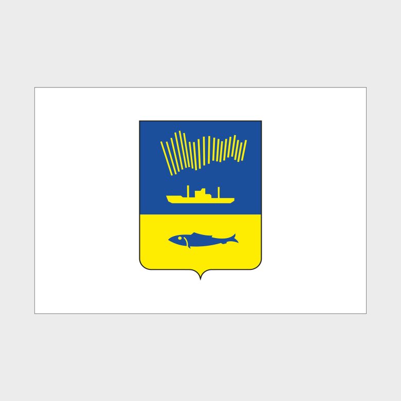 Флаг стандартный односторонний, Блэкаут Мурманск