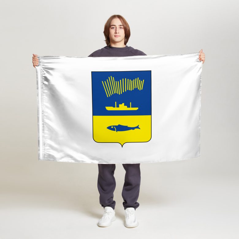 Флаг стандартный односторонний, Блэкаут Мурманск