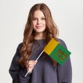 Флаг стандартный односторонний прямая печать Пенза