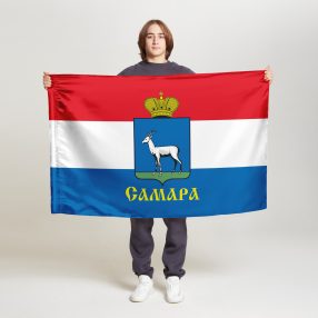 Флаг малый двусторонний, Блэкаут Самара