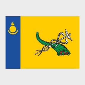 Флаг стандартный односторонний, Блэкаут Улан-Удэ