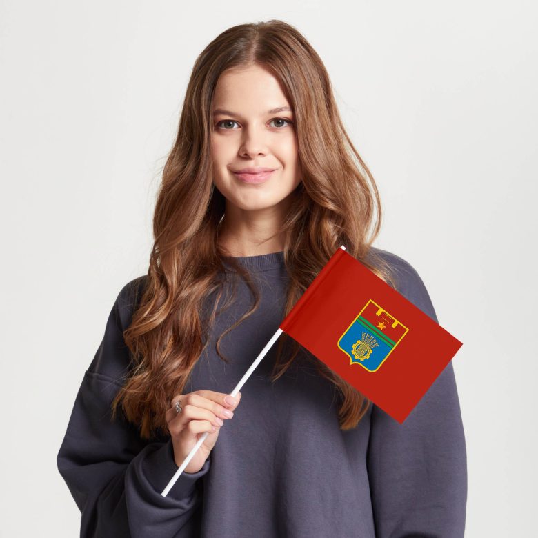 Флаг малый односторонний прямая печать Волгоград